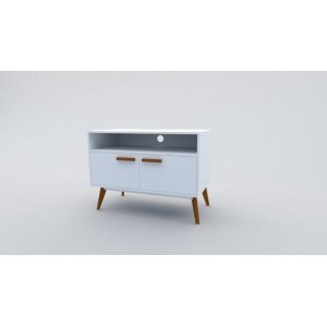 Rack Urban Pequeno Branco para TV até 56 Polegadas Largura 90 cm:Branco/Unico