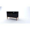 Ver imagem 2 de Rack Art Pequeno Preto para TV até Até 56 Polegadas Largura 90 cm:Preto/Unico