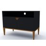 Rack Art Pequeno Preto para TV até Até 56 Polegadas Largura 90 cm:Preto/Unico - 4