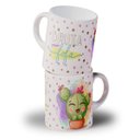 Ver imagem 1 de Caneca de Cerâmica | Bruta porém Fofa (Cactos)