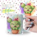 Ver imagem 2 de Caneca de Cerâmica | Bruta porém Fofa (Cactos)