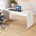 Ver imagem 4 de Mesa Escritório Escrivaninha 180cm X 70cm Pés Painel F5 Cor:branco