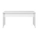 Ver imagem 3 de Mesa Escritório Escrivaninha 180cm X 70cm Pés Painel F5 Cor:branco