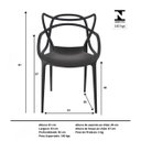 Ver imagem 4 de Kit 2 Cadeiras de Jantar Sala Cozinha Gourmet Jardim Allegra