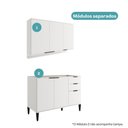 Ver imagem 5 de Armário de Cozinha Completa C Balcão Miami Vibe Carraro Branco