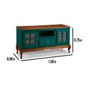 Ver imagem 3 de Rack Hanover 2 Portas 1 Gaveta Pés Luis Xv 75 X 150 X 40 (a X L X P)
