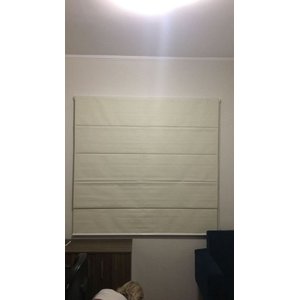 Persiana Romana Blackout Lar 1,60 X 1,60 Alt Premium Creme