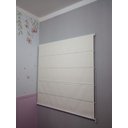 Ver imagem 2 de Persiana Romana Blackout Lar 1,60 X 1,60 Alt Premium Creme