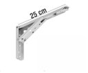 Ver imagem 2 de Suporte Dobrável para mesa 250mm Branco o Par