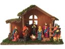 Ver imagem 1 de Presépio Resina Premium Manjedoura 30cm 9 Figuras - Master C