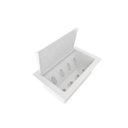 Ver imagem 2 de Tomada Caixa para Embutir em Mesa de Escritório 4NBR Branco