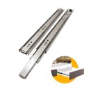 Ver imagem 1 de Corrediça Trilho Telescópico 45cm Inox (Anti Ferrugem) O Par para Uma Gaveta 35kg