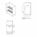 Ver imagem 3 de Kit Escorredor de Louças Inox 2 Andares para Armários 90cm Fgv
