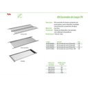 Ver imagem 2 de Kit Escorredor de Louças Inox 2 Andares para Armários 90cm Fgv