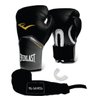 Kit Luva Everlast Pro Style Elite Preta 8Oz Bandagem/Bucal - 1