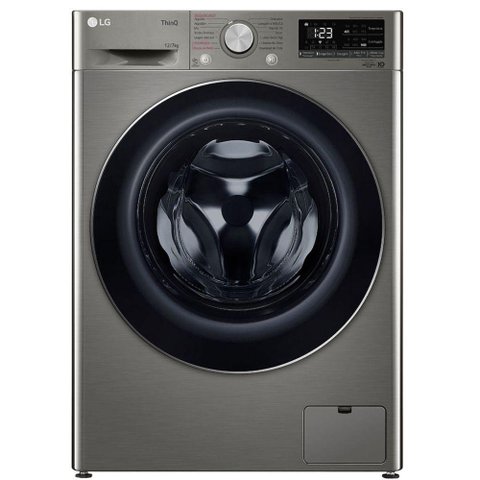 Lavadora e Secadora Lg Vc4 Ia 12kg Inox Look Cv5012pc4a 220v