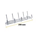 Ver imagem 3 de Cabide Multiuso Reforçado com 5 Ganchos Cromado