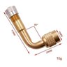 Extensor Válvula Bico Pneu 90 Graus Bike Moto Carro - 2