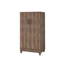 Ver imagem 2 de Armário Organizador Multiuso Sapateira Slim 2 Portas Rústico