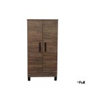 Ver imagem 6 de Armário Organizador Multiuso Sapateira Slim 2 Portas Rústico