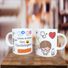 Caneca Personalizada Profissão Cardiologista (feminino) - 1