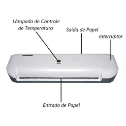 Kit Plastificadora Laminadora 220v e Polaseal A4 0,03 100und - 1