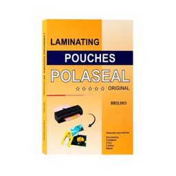 Kit Plastificadora Laminadora 220v e Polaseal A4 0,03 100und - 5