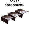KIT 3 Porta Copos Sofá Esteira Bandeja Braço Flexível De Madeira 3 mm - Star confort - 3