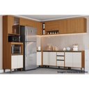 Ver imagem 5 de Balcão Cozinha Cooktop Henn Venaly 2 Portas 80cm Cinamomo/Off White