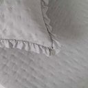 Ver imagem 2 de Kit Cobre Leito Elegance Solteiro Microfibra 100% Poliéster com Babado Cinza Casa Scarpa