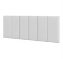Ver imagem 6 de Cabeceira Painel Estofada Cama Casal 1,40 - Corino Branco