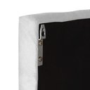 Ver imagem 3 de Cabeceira Painel Estofada Cama Casal 1,40 - Corino Branco
