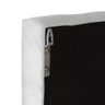 Cabeceira Painel Estofada Cama Casal 1,40 - Corino Branco - 5