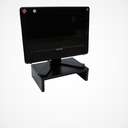 Ver imagem 4 de Suporte Mesa MDF Para Monitor E Tela Lcd 30 X 30 Cm 8,5 Cm Alt