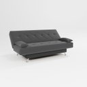 Ver imagem 1 de sofá cama 1,80m Íris Suede Cinza Adonai Estofados