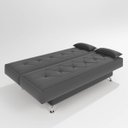 Ver imagem 2 de sofá cama 1,80m Íris Suede Cinza Adonai Estofados