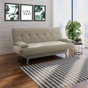 Ver imagem 3 de sofá cama 1,80m Íris Suede Bege Adonai Estofados