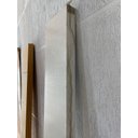 Ver imagem 3 de Folha de Porta Camarão Lisa Sarrafeada C/ Fundo Primer Branco 082x210cm