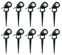 Ver imagem 1 de Kit 10x Espeto de Jardim 3w Verde Bivolt À Prova D'água