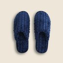 Ver imagem 1 de Pantufa Premium Navy Microfibra Azul 35x36 - A\casa