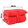 Futon Dobrável de Espuma Solteiro Vermelho Bf Colchões - 4