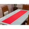 Caminho de Mesa Trilho Retangular 1,40 x 0,45 4 ou 6 Lugares Cozinha Sala Jantar Decoração Melância - 1