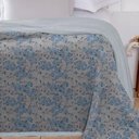 Ver imagem 2 de Cobertor Casal Dupla Face Estampado Áustria - Floral Azul