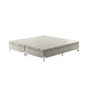 Ver imagem 2 de Base Box Baú Bipartido Queen Spubio Incofal Bege 158x198x45cm