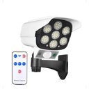 Ver imagem 4 de Luminaria Solar Dummy Camera Falsa Controle Sensor Presença Kit 2 Uni 77 Leds 3 funções Seguran