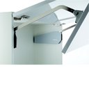 Ver imagem 1 de Articulador Free Fold 770-840mm | 4,9 a 9,8 Kg para Portas com Duas Folhas Iguais Hafele 01 Conjunto