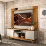 Rack Com Painel Para Sala Tv 55 Polegadas Colorado E Tulum Nature Off White Linea Brasil - 1