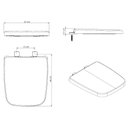 Ver imagem 2 de Assento Sanitário Termofixo Soft Close Boss Matte Black Incepa