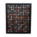 Ver imagem 1 de Quadro Porta Tampinhas De Cerveja Linha Black - 208 Unidades