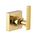 Ver imagem 2 de Kit 2 Acabamento para Registro de Chuveiro Alavanca Quadrado Dourado Brilhante Banheiro Padrão Deca